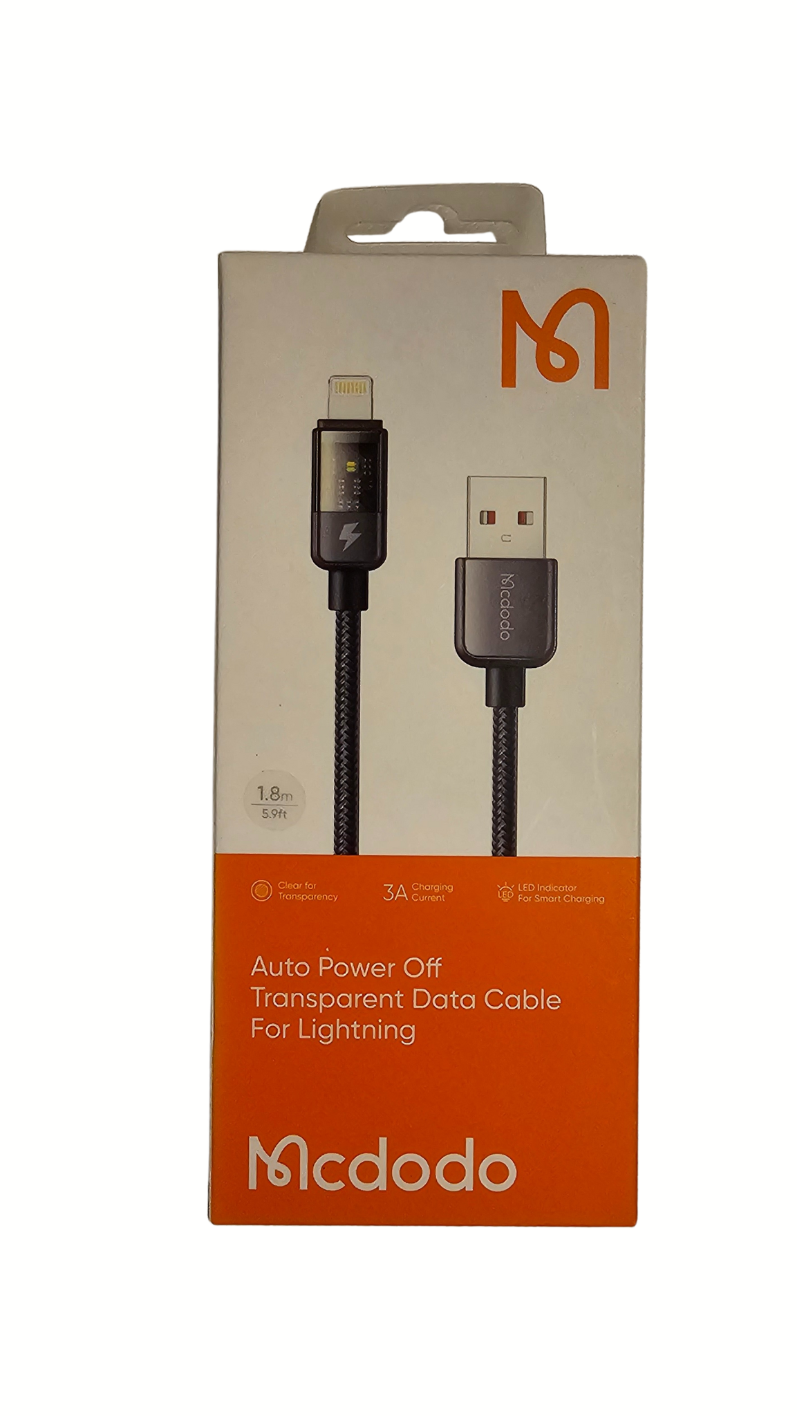 MCDODO 1.8M LIGHTNING CABLE