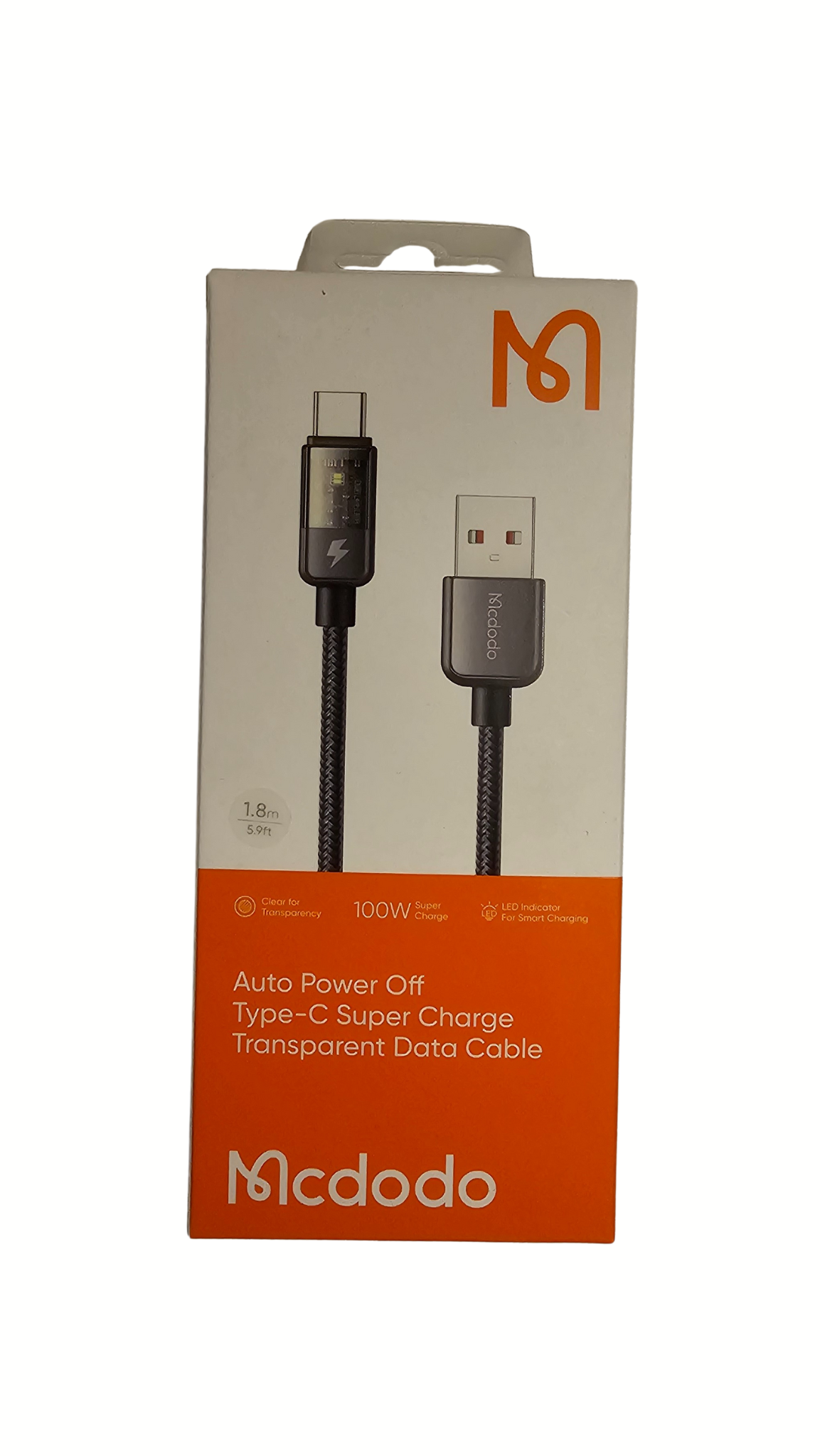 MCDODO 1.8M TYPE C-USBA CABLE