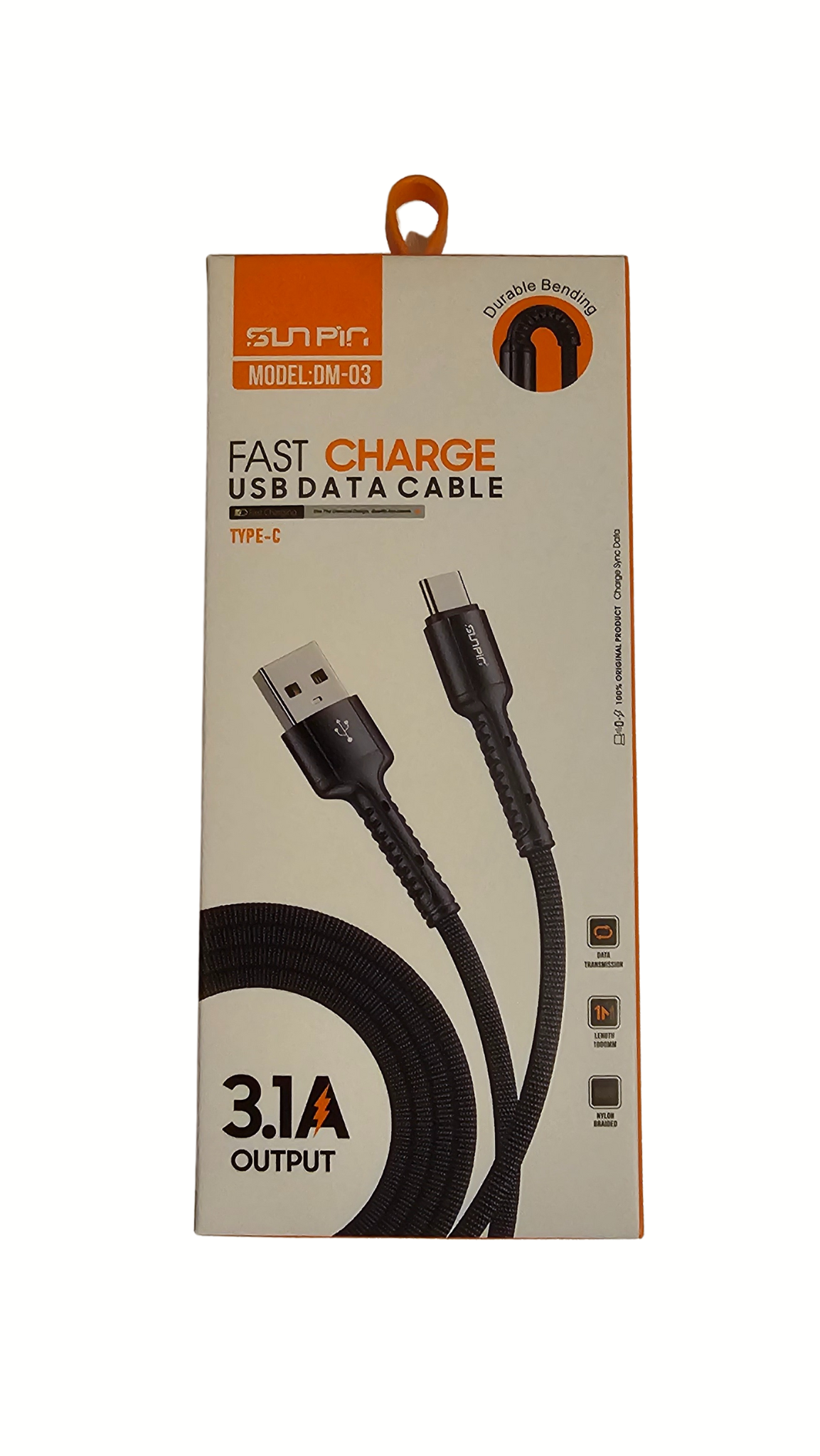 SUNPIN 1M TYPEC-USBA CABLE